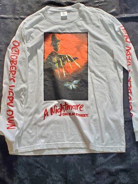 OVO A Nightmare On Elm Street T-shirt Men's Medium Longsleeve October's Very Own